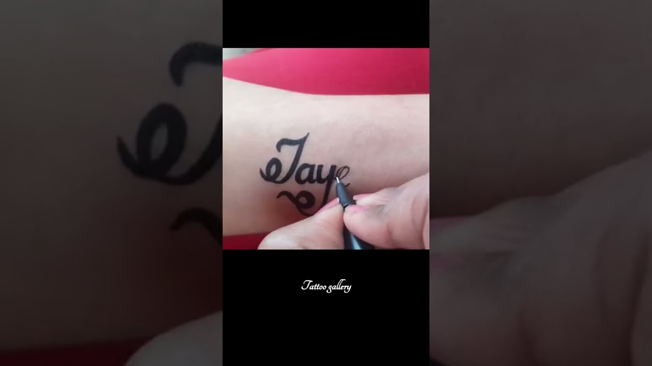Jayesh name tattoo  Tattoos Tattoo trends Name tattoo